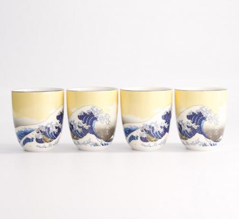 Набор кружек 4 шт. "Kawaii Hokusai" TD-21907, 170 мл