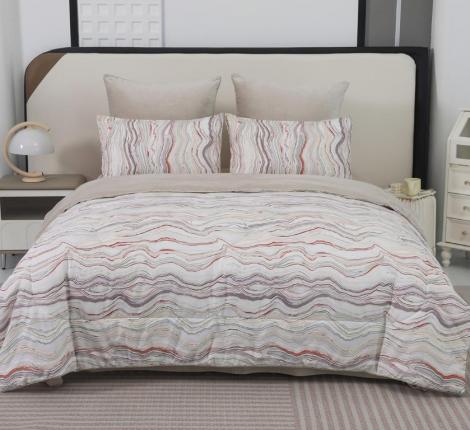 Постельное белье с одеялом "Sofi de Marko" Роберто №9 Велюр/Сатин, Семейный