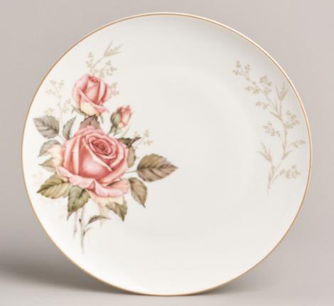Набор закусочных тарелок 2 шт. "КОРЕЙСКАЯ РОЗА", диаметр 20,5 см