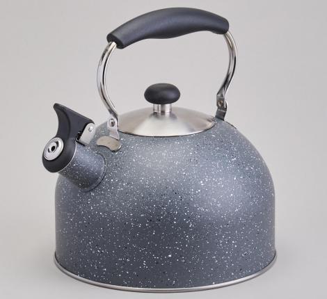 Чайник со свистком и складывающейся ручкой "AGNESS" 937-915, 2,5 л