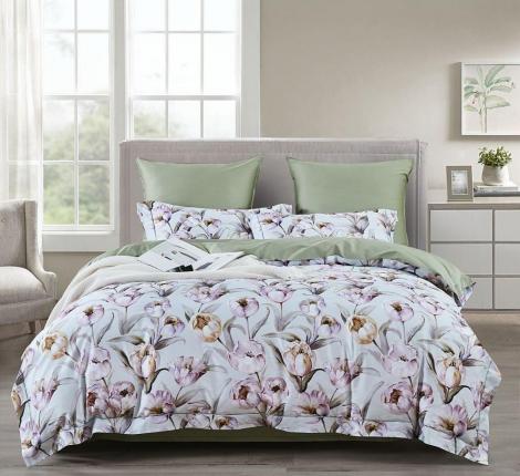 Постельное белье "Asabella" 2364-7 Мако-Сатин, Семейный