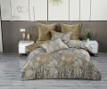 Постельное белье с одеялом "Kazanov.A." Филис (охра олива) Велюр/Egypt Cotton, Евро