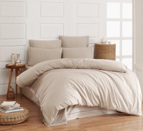 Постельное бельё "Maison D'or" RICHMOND  Сатин Евро, кремовый