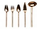 Набор столовых приборов для сервировки "STICK SERVING SET" COPPER, 5 предметов