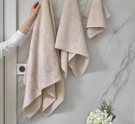 Комплект полотенец Luxberry "TEDDY" (30x50,50x100,70x140), жемчужный