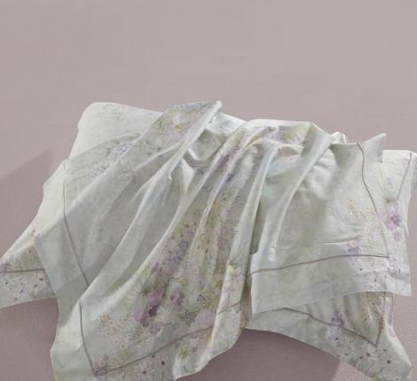 Постельное бельё с одеялом "Asabella" 2344-2OSP Сатин, Семейный