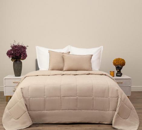 Покрывало "Sofi de Marko" Доминико (светло-бежевый) Канвас, 240х260