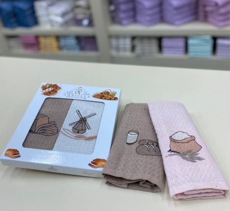 Набор вафельных салфеток "AMBIELLA" ХЛЕБ, 40х60-2 шт.