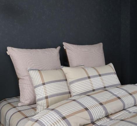 Постельное белье с одеялом "Kazanov.A." Астон (олива капучино) Велюр/Egypt Cotton, Евро