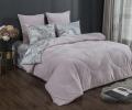 Постельное белье с одеялом "Kazanov.A." Тейра (аметист платина) Велюр/Egypt Cotton, Евро