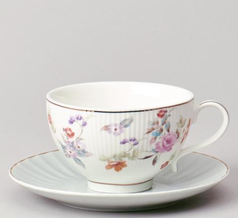 Чайный набор "ВРЕМЕНА ГОДА" на 2 персоны, 4 предметов (250 мл), голубой