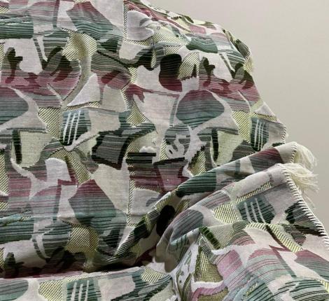 Покрывало шпигель большой "Karteks" 160х220 ГОЛОГРАММА, перламутровый