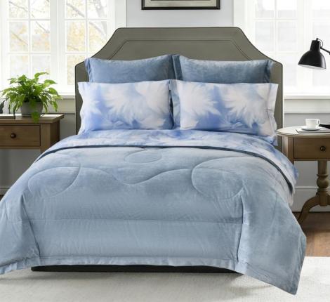 Постельное белье с одеялом "Sofi de Marko" Ренато №33 Велюр/Сатин, Евро