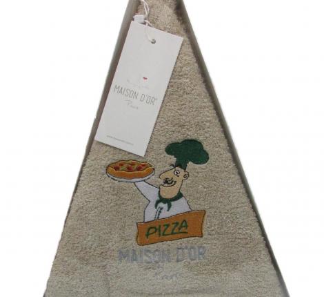 Полотенце махровое (круглое) Maison D'or "MAXI BOX", диаметр 70 см, бежевый