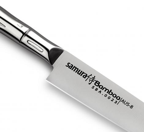 Нож кухонный &quot;Samura Bamboo&quot; универсальный 150 мм, AUS-8 (с тату)