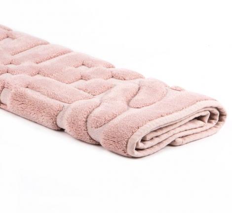 Набор махровых ковриков &quot;Arya&quot; 60х100+50х60 Berceste (пудра с розовым)