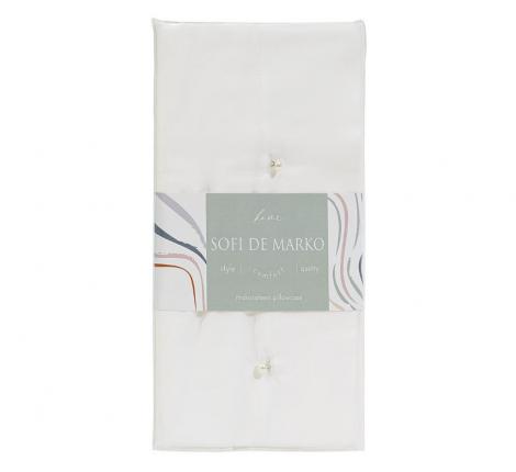 Наволочка "Sofi de Marko" Premium Mako (молоко), 70х70