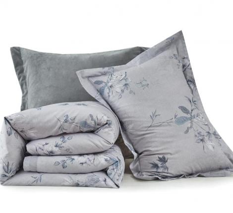 Постельное белье "Sofi de Marko" Джули №6 Велюр/Сатин, Евро