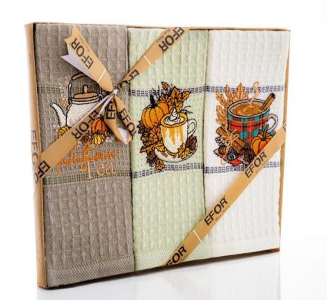 Набор вафельных салфеток "EFOR"(3шт) LUX (40*60) KABAK