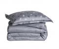 Постельное бельё "Blanc des Vosges" KYOTO GRAPHITE сатин-жаккард, Евро