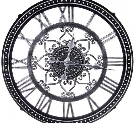 Часы настенные кварцевые "SWISS HOME" 220-430, диаметр 50 см