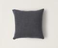 Подушка декоративная "Barefoot Dreams" CCL RIBBED (тёмно-серый), 45х45