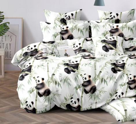 Постельное бельё "Cleo" Art Color 41/305-AC Полисатин, Семейный