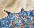 Одеяло тёплое Magic Wool &quot;Облако-Гжель&quot; шерсть мериноса, 100х140