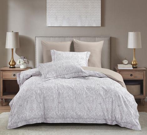 Постельное белье "Asabella" 2348-6/160 Сатин, Евро