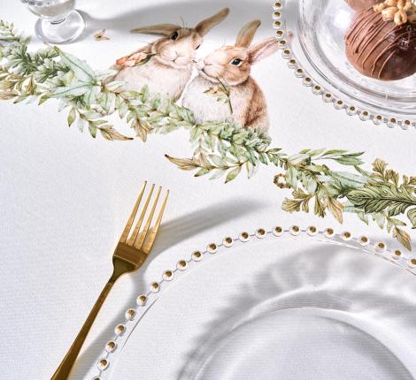 Скатерть с пропиткой LEFARD "SENSE" 175х300 см, зелёный