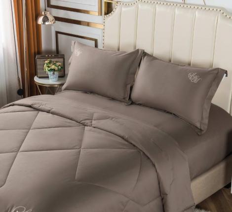 Постельное белье с одеялом "Sofi de Marko" Нельсон №8 Сатин ДеЛюкс, Семейный