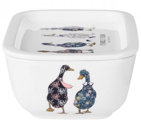 Блюдо прямоугольное с крышкой "FAMILY FARM", 490 мл