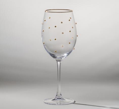 Набор бокалов для вина 2 штуки "GOLDY", 540 мл