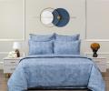 Постельное белье "Sofi de Marko" Стефани (синий) Сатин, Семейный