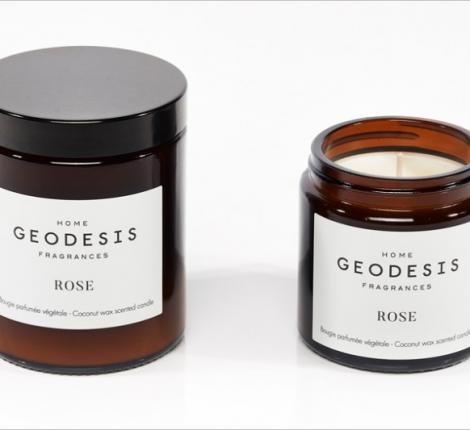 Свеча ароматическая "Geodesis" Rose, 150 грамм