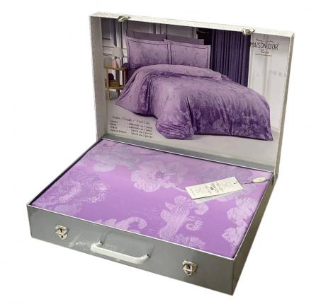 Постельное бельё "Maison D'or" AMBRE (тёмно-фиолетовый) Тенсел, Евро