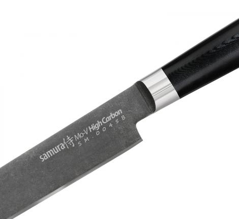 Нож кухонный &quot;Samura Mo-V Stonewash&quot; для нарезки 230 мм, G-10