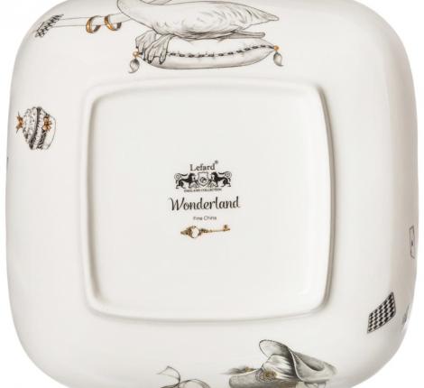 Салатник квадратный "WONDERLAND", 15*15*5,5 см