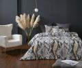 Постельное белье с одеялом "Kazanov.A." Питон (графит айвори) Велюр/Egypt Cotton, Евро