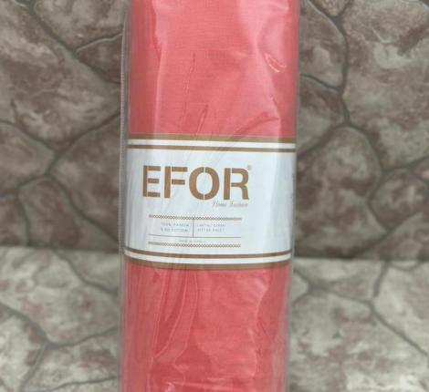 Простыня на резинке EFOR "NAR CICEGI (алый)" Ранфорс, 100х200 с наволочкой 50х70