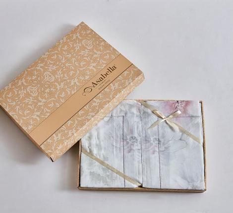 Постельное белье "Asabella" 2299-6 Фланель, Евро