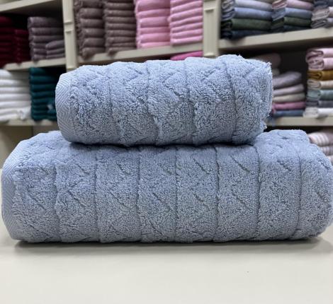 Полотенце микрокоттон AMBIELLA "TEMATIC" 70x140, голубой