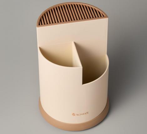 Набор кухонных ножей (5 шт.) и приборов "AGNESS" 671-204, 9 предметов