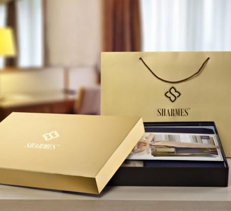 Постельное бельё Sharmes Solid "Soho" Евро, Пастельно-синий