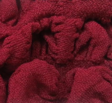 Чехол для мягкой мебели "KARTEKS" с оборкой на угловой диван с полочкой (правый), 221 Бордовый