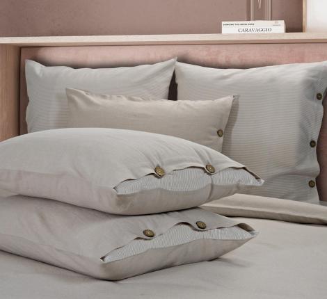 Постельное бельё Sharmes "Rustic melange" Евро, бежевый