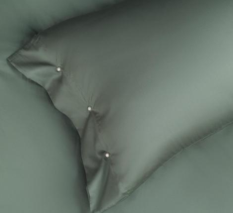 Наволочка "Sofi de Marko" Premium Mako (тёмно-зеленый), 50х70