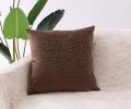 Наволочка декоративная "Sofi de Marko" Кристалл (шоколад) Велюр, 45х45 (1шт.)