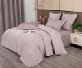 Постельное белье с одеялом "Kazanov.A." Lindor Fluffy (лаванда платина) Велюр/Egypt Cotton, Евро