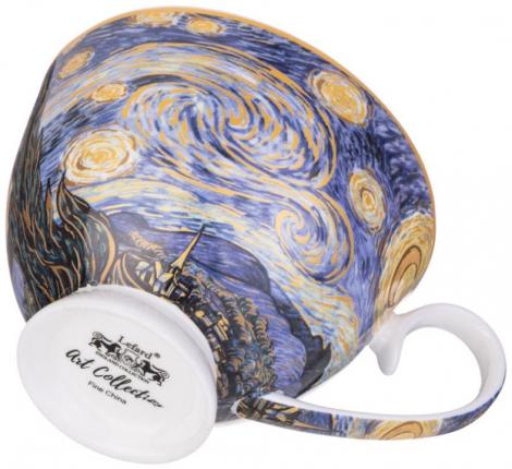 Чайная пара "ЗВЁЗДНАЯ НОЧЬ" (В. ВАН ГОГ), 250 мл